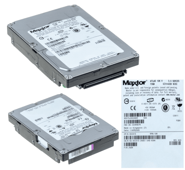 هارد اسکازی Maxtor 73GB-10K-SCA