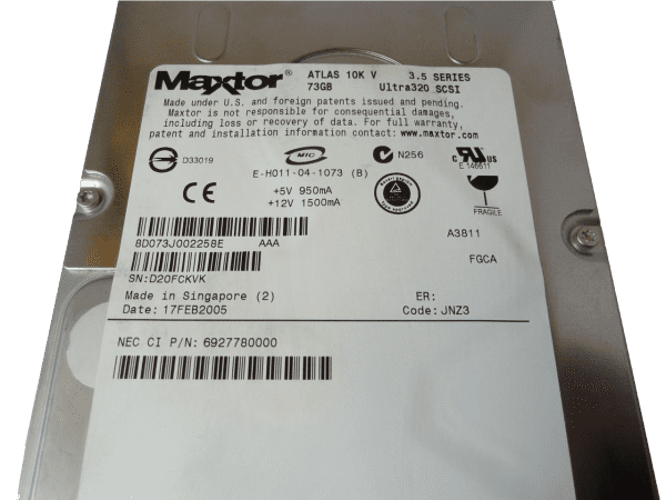 هارد اسکازی Maxtor 73GB-10K-SCA