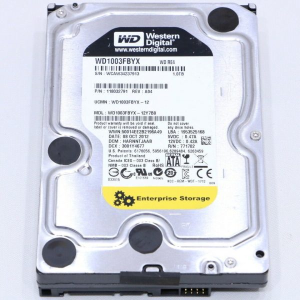 هارد WD WD1003FBYX 1TB وسترن دیجیتال