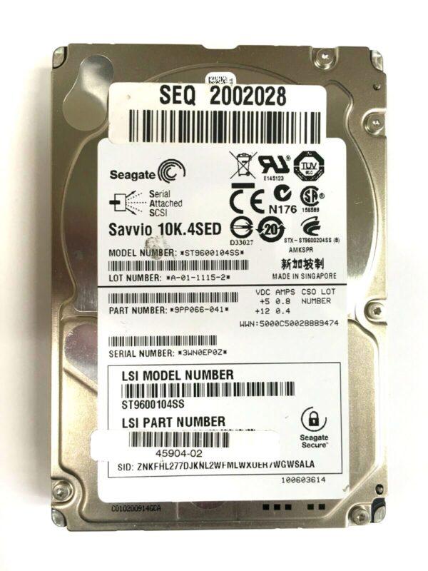 Seagate ST9600104SS Savvio10K 600GB