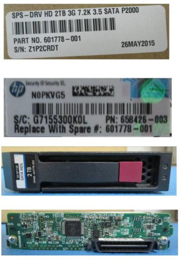 HP MSA2 AW556A 2TB SATA 3G