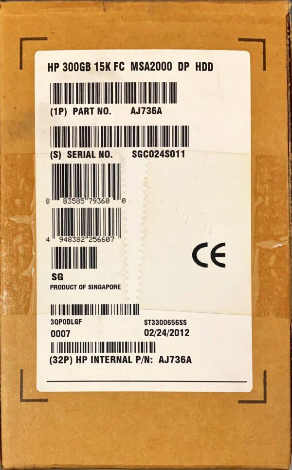 HP MSA2 AJ736A 300GB 15K SAS