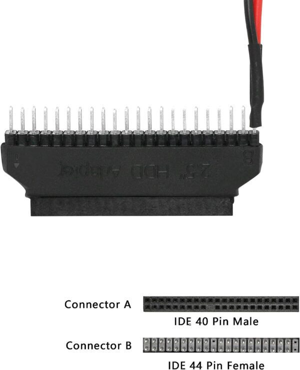 (44Pin to 40 Pin IDE Adapter) تبدیل هارد 2.5 به 3.5 اینچ - تصویر 9