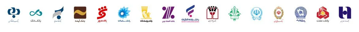 لوگوی بانک های طرف قرارداد رایا اندیش