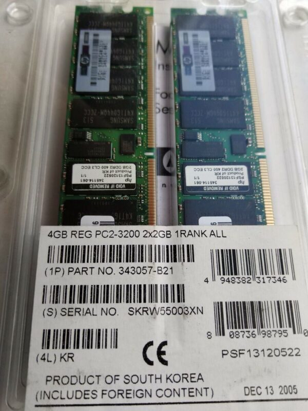 HP RAM 343057-B21