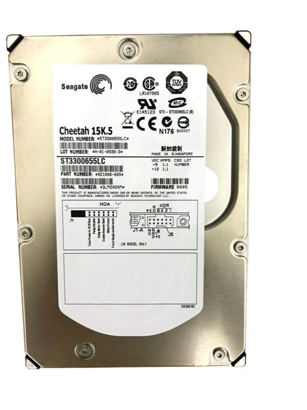هارد اسکازی Seagate 300GB 15K ST3300655LC