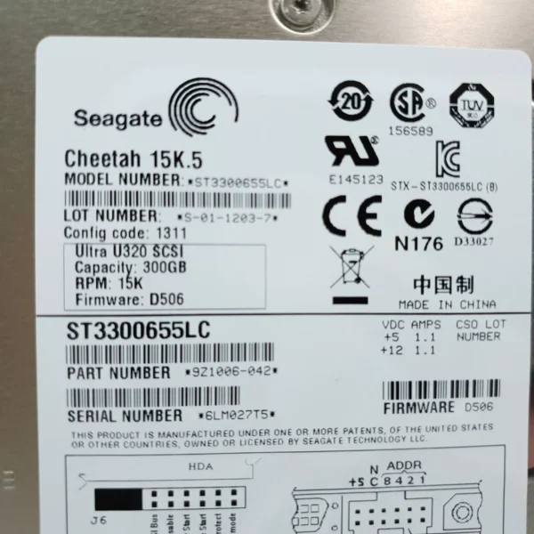 هارد اسکازی Seagate 300GB 15K ST3300655LC